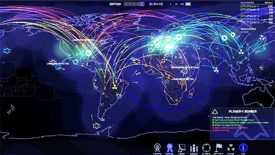 Tampilan DEFCON saat dibuka melalui desktop PC atau laptop